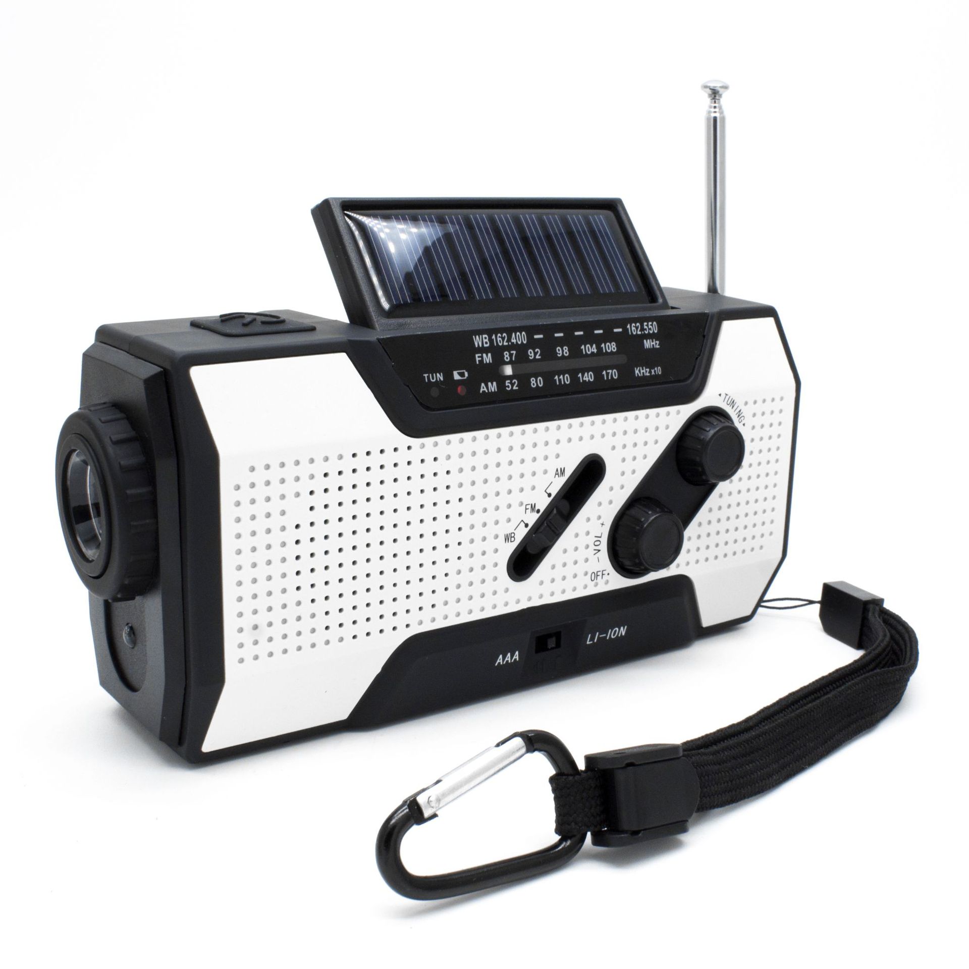 Solarni radio sa ručnim pogonom