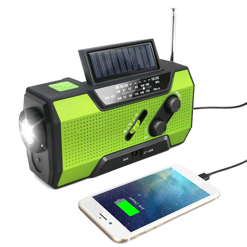 Solarni radio sa ručnim pogonom