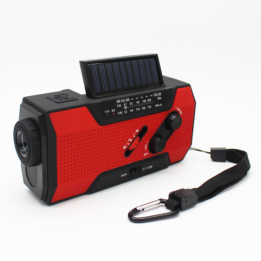 Solarni radio sa ručnim pogonom