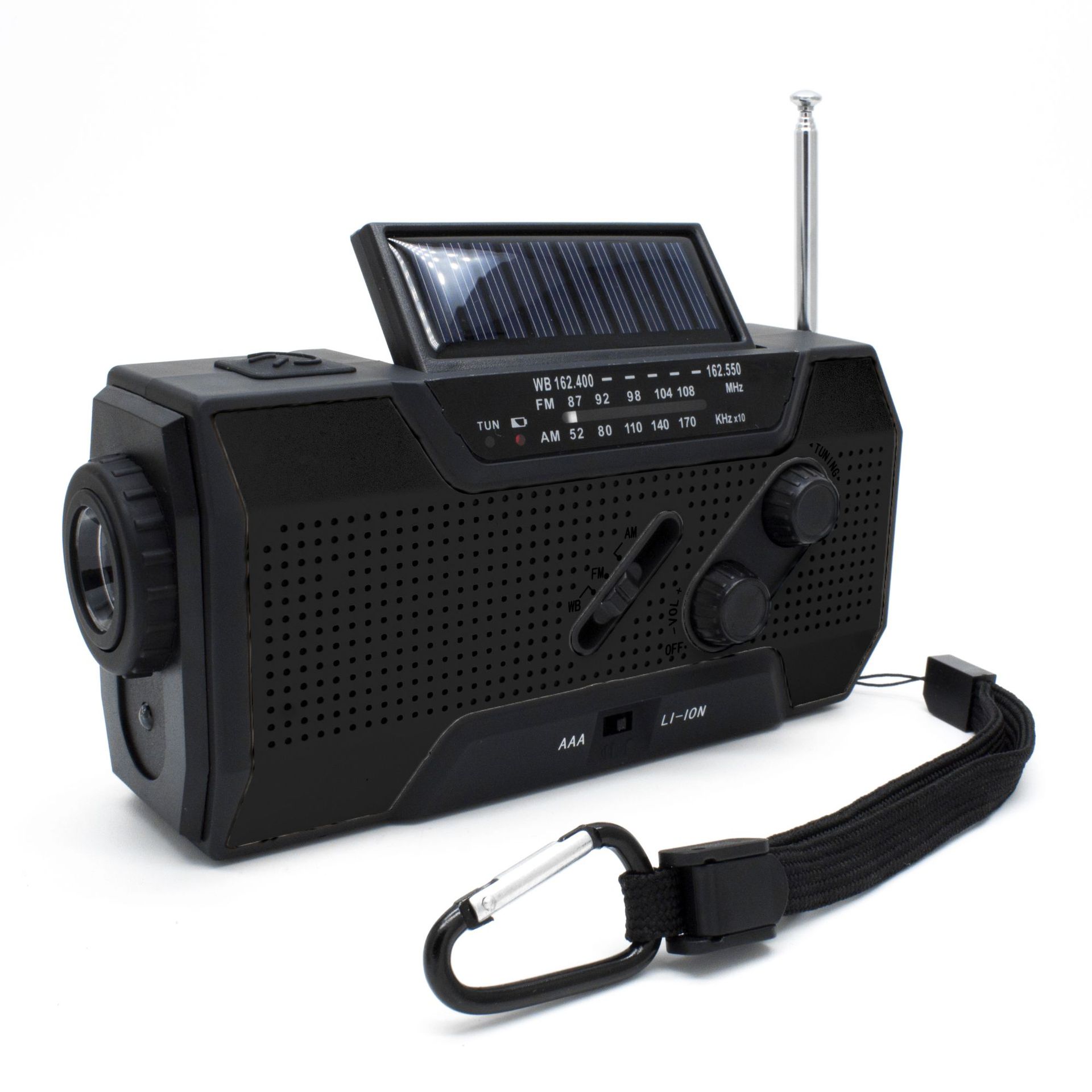 Solarni radio sa ručnim pogonom