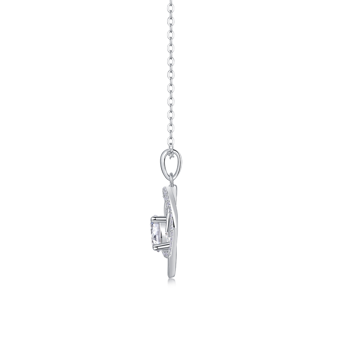 Heart To Heart - A Fashionable And Light Luxury Jewelry Pendant Necklace Set With