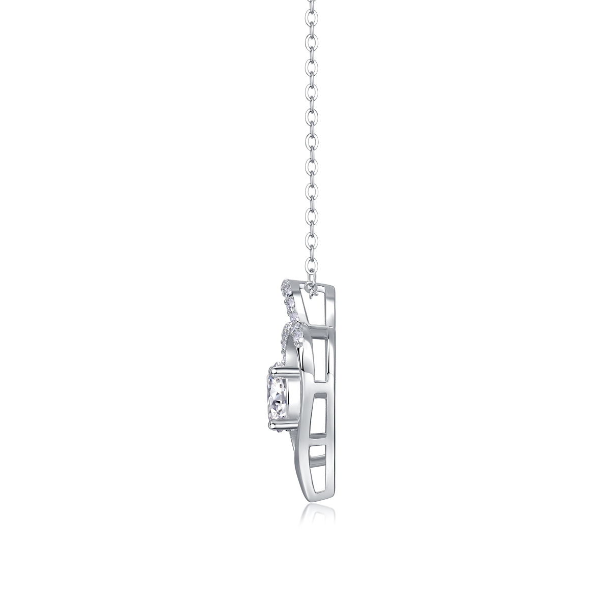 Heart To Heart - A Fashionable And Light Luxury Jewelry Pendant Necklace Set With
