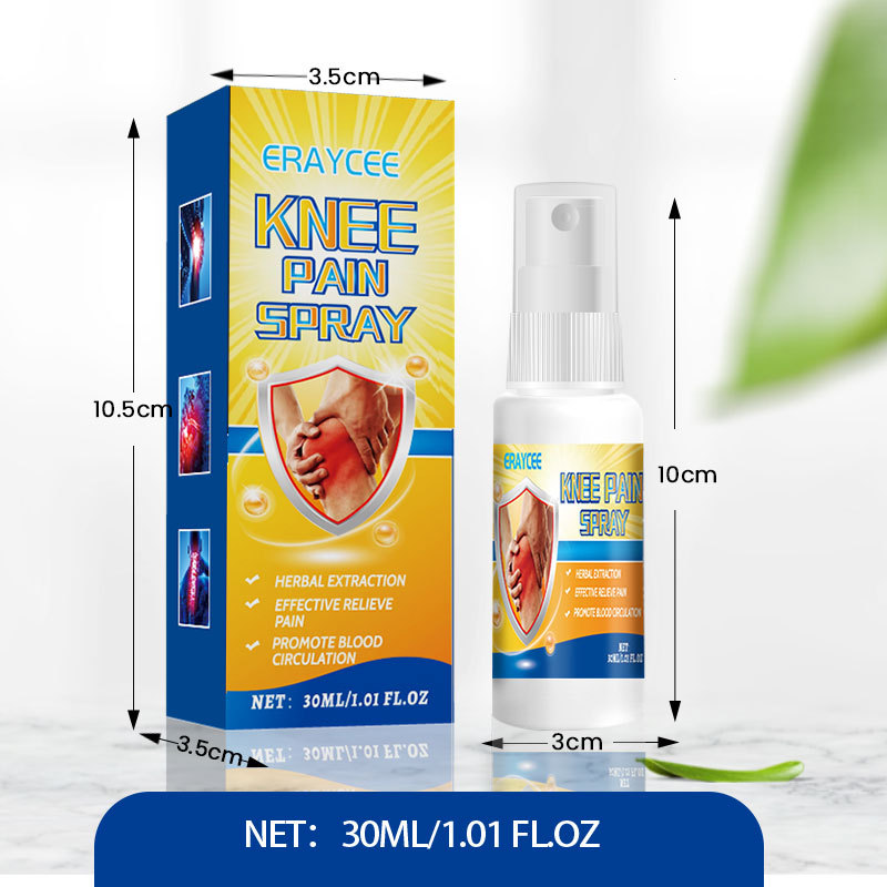Kräuterformelspray für Knie, Fersen und Lendenwirbelsäulengelenke