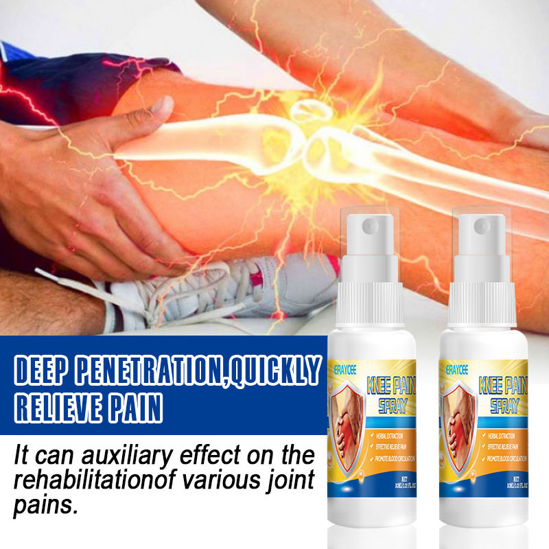Kräuterformelspray für Knie, Fersen und Lendenwirbelsäulengelenke