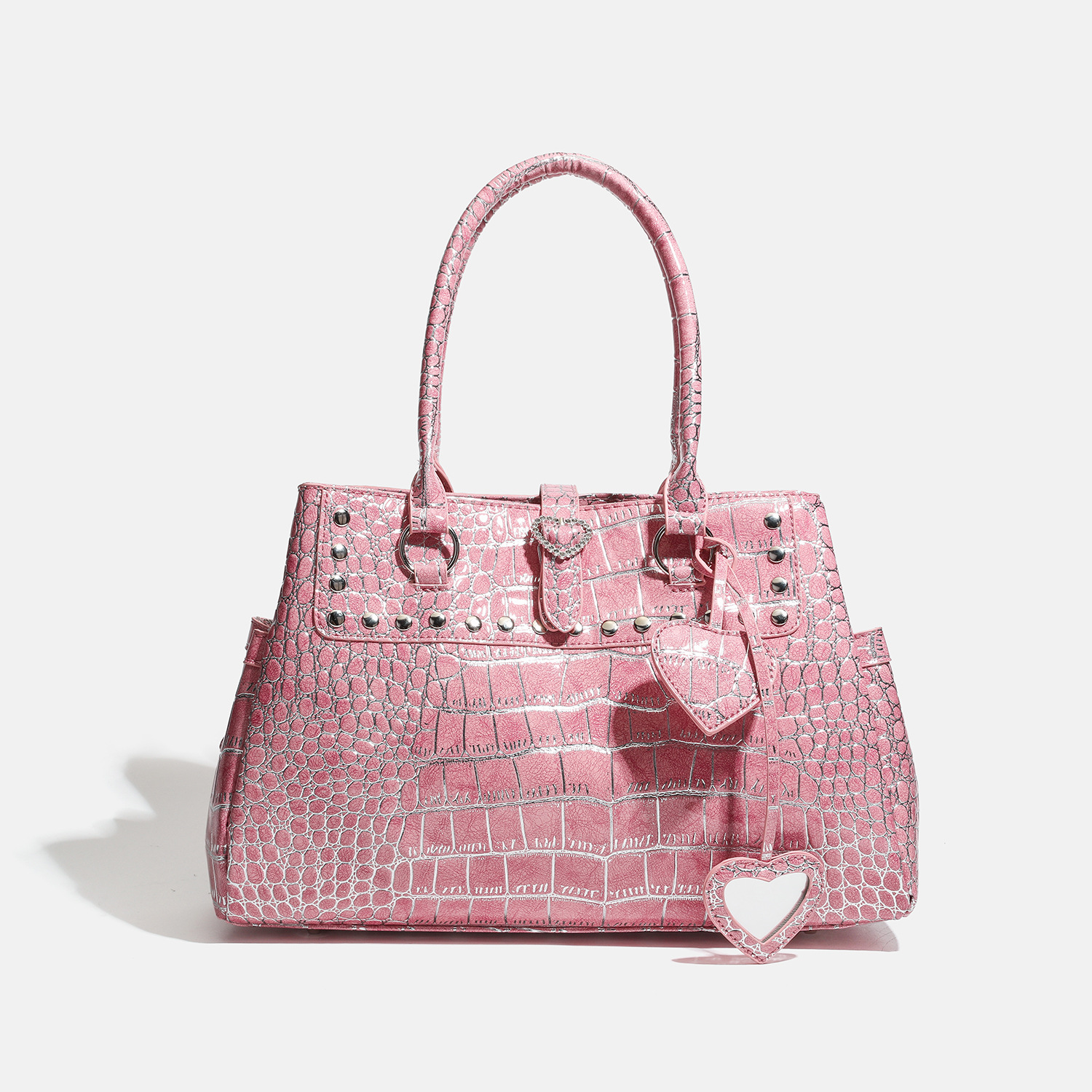 High-end Crocodile-pattern Large-capacity Shoulder Tote Bag