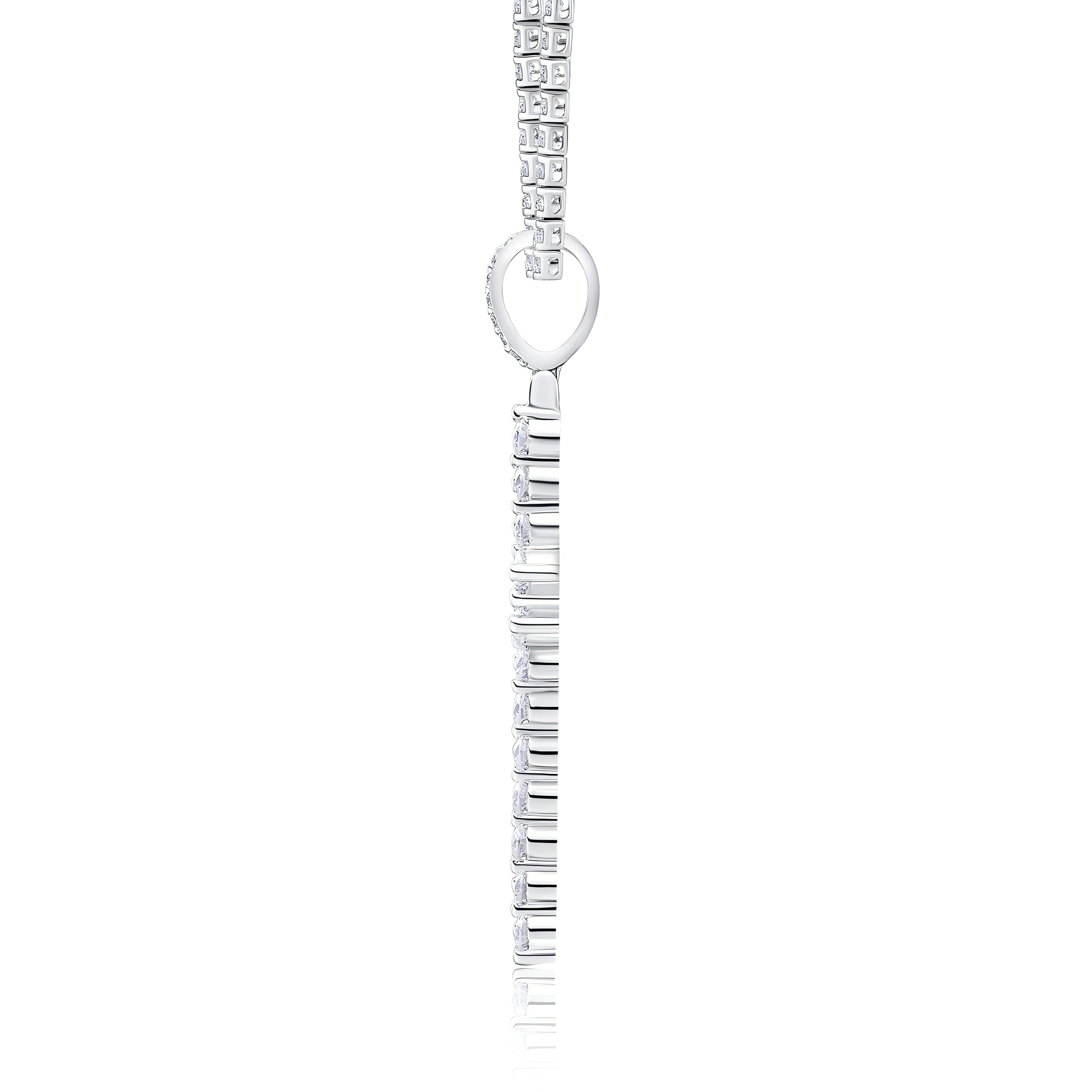 Holy Light - A Fashionable And Trendy Necklace Pendant Set With Top-quality Moissanite And