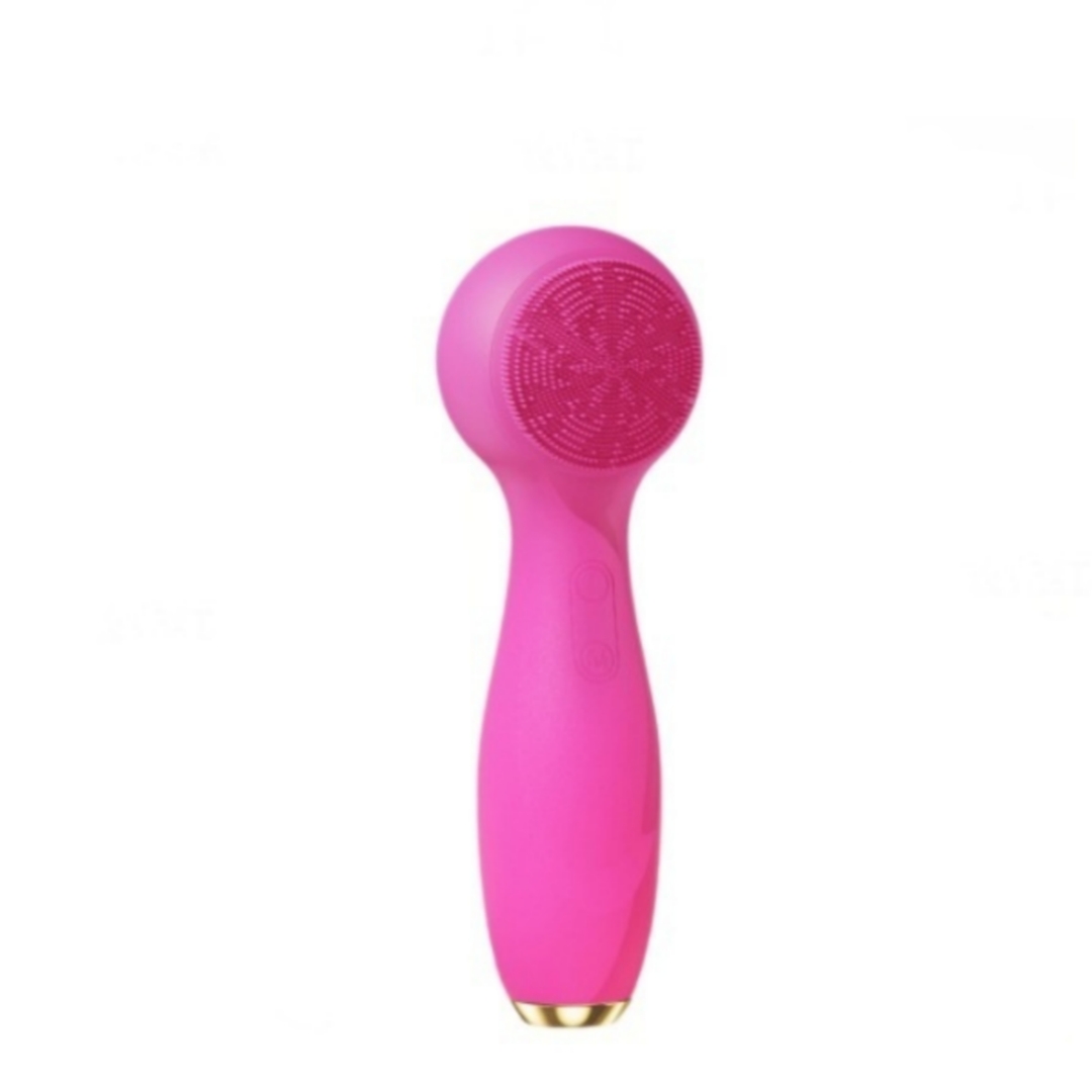 Household Red Blue Light Cold And Hot Compress Electric Facial Cleaner