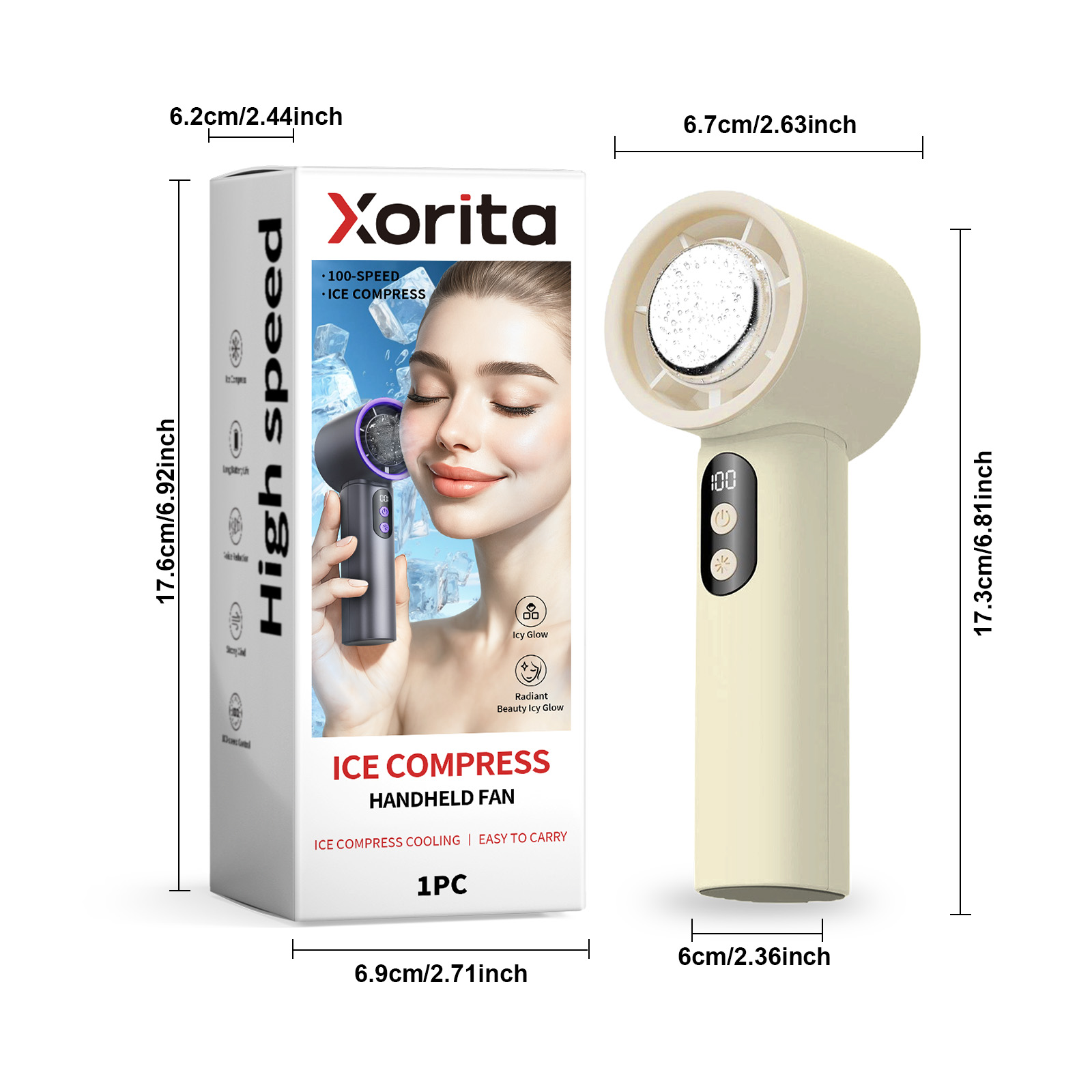 Paket leda Ručni ventilator Lotus Vhite