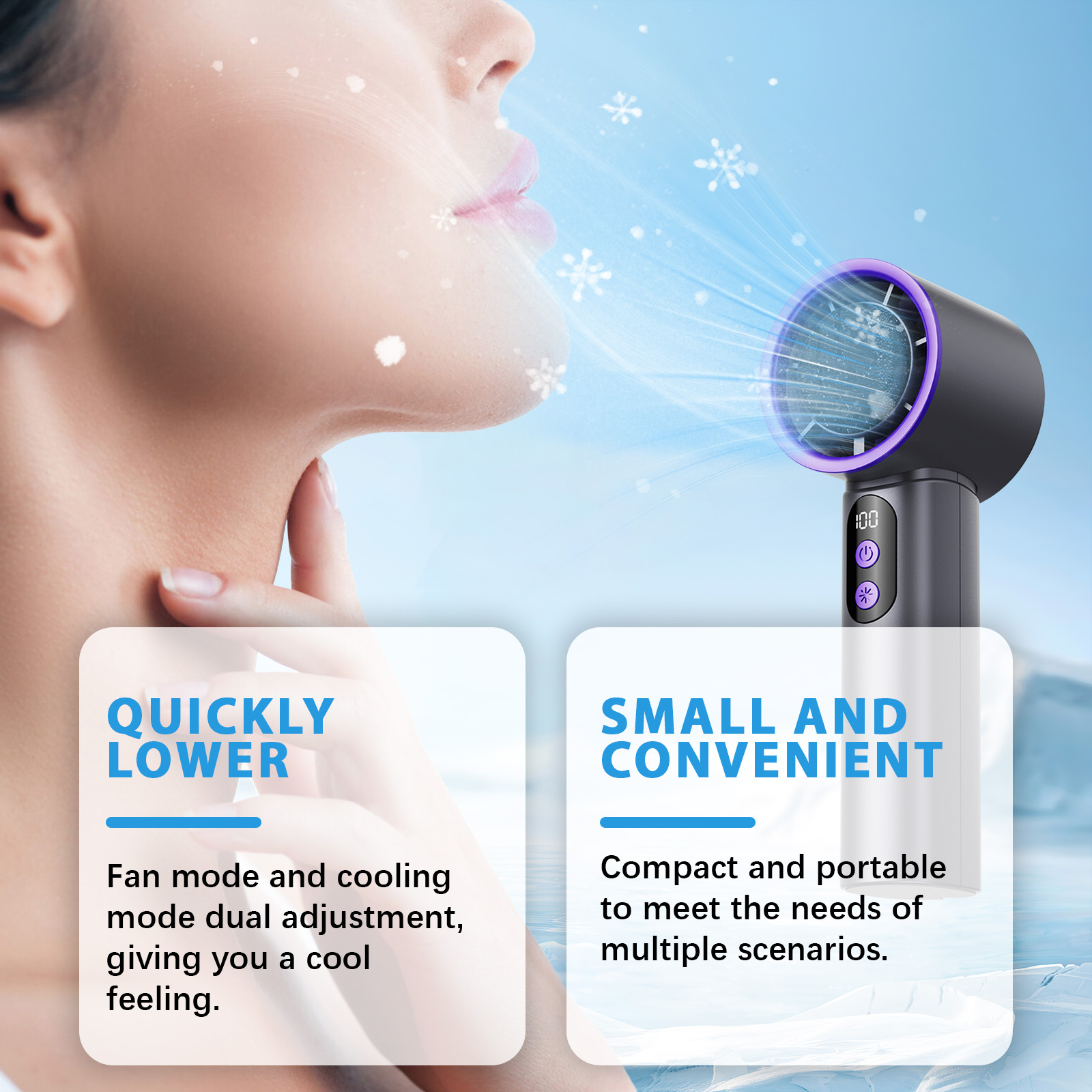 Paket leda Ručni ventilator Lotus Vhite
