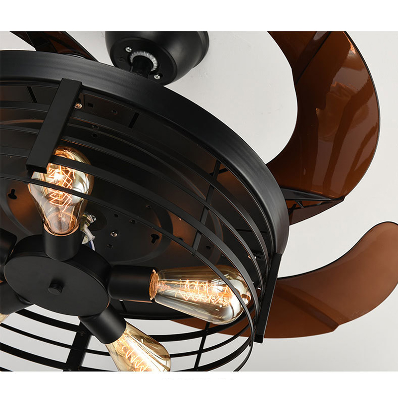 Industrielle Wind-integrierte amerikanische Retro-Lüfterlampe