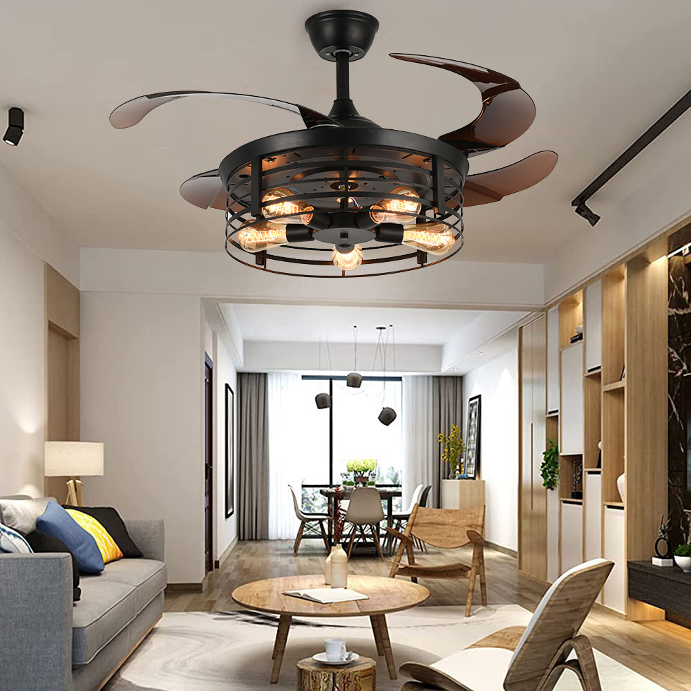 Industrielle Wind-integrierte amerikanische Retro-Lüfterlampe