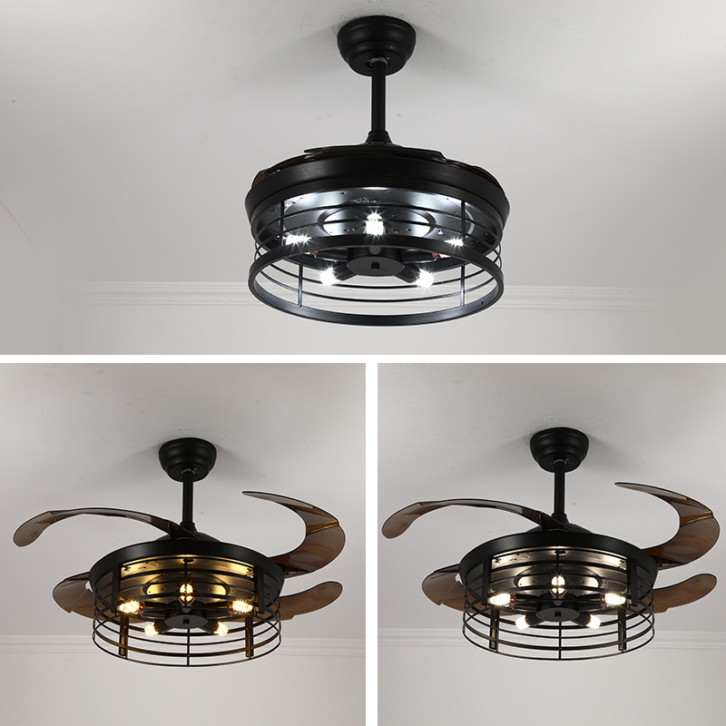 Industrielle Wind-integrierte amerikanische Retro-Lüfterlampe