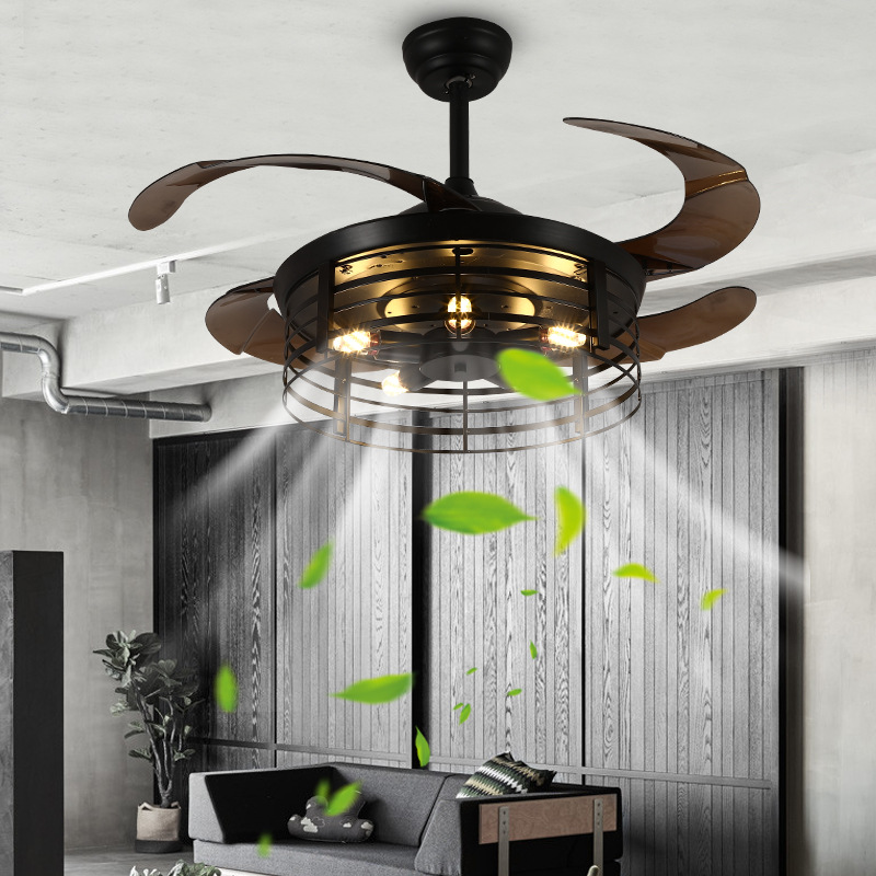 Industrielle Wind-integrierte amerikanische Retro-Lüfterlampe