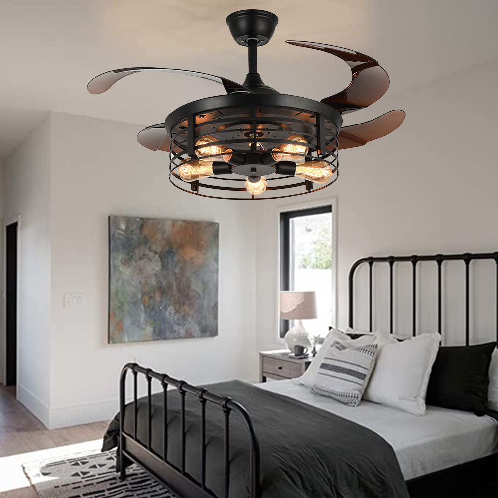 Industrielle Wind-integrierte amerikanische Retro-Lüfterlampe