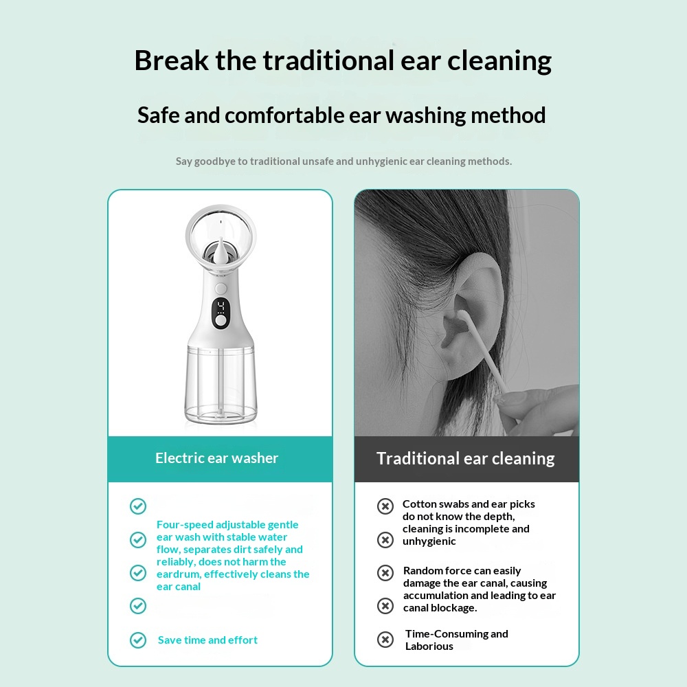Intelligent Portable Ear Canal Cleaner - Home Use Earwax Removal Tool For Safe Ear