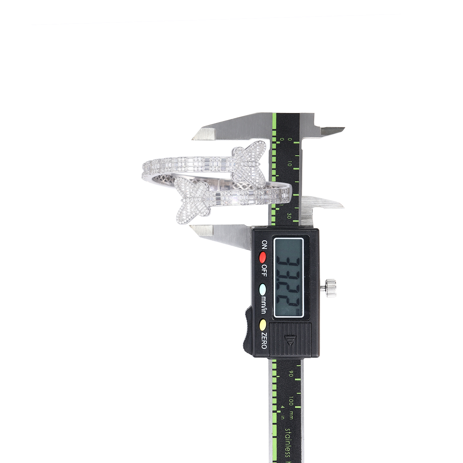 Schmuckarmband mit hochwertigem Moissanit, elegant und modisch, luxuriös und