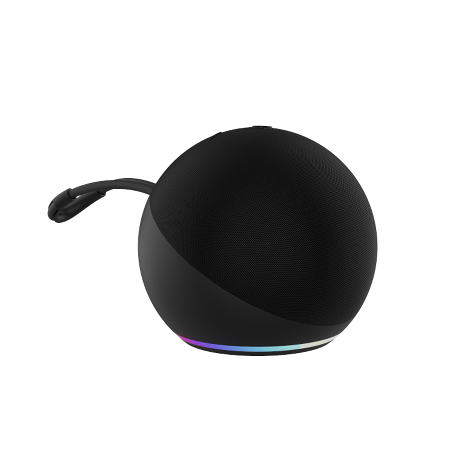 Tragbarer Bluetooth-Lautsprecher mit RGB-Umgebungslichtunterstützung, Griff, Kartensteckplatz und