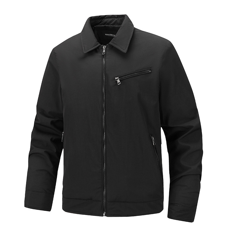Lapel Jacket For Business Men, New Autumn And Winter Thin Cotton Men's Casual Commuter