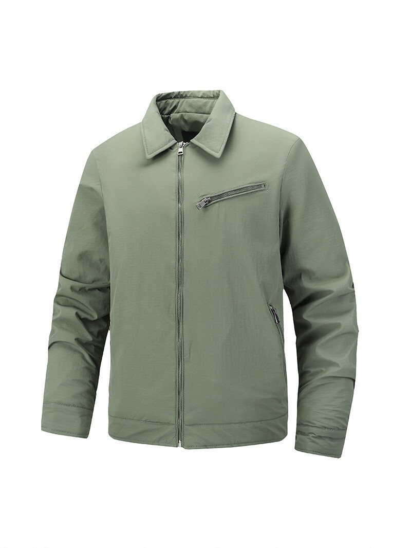 Lapel Jacket For Business Men, New Autumn And Winter Thin Cotton Men's Casual Commuter