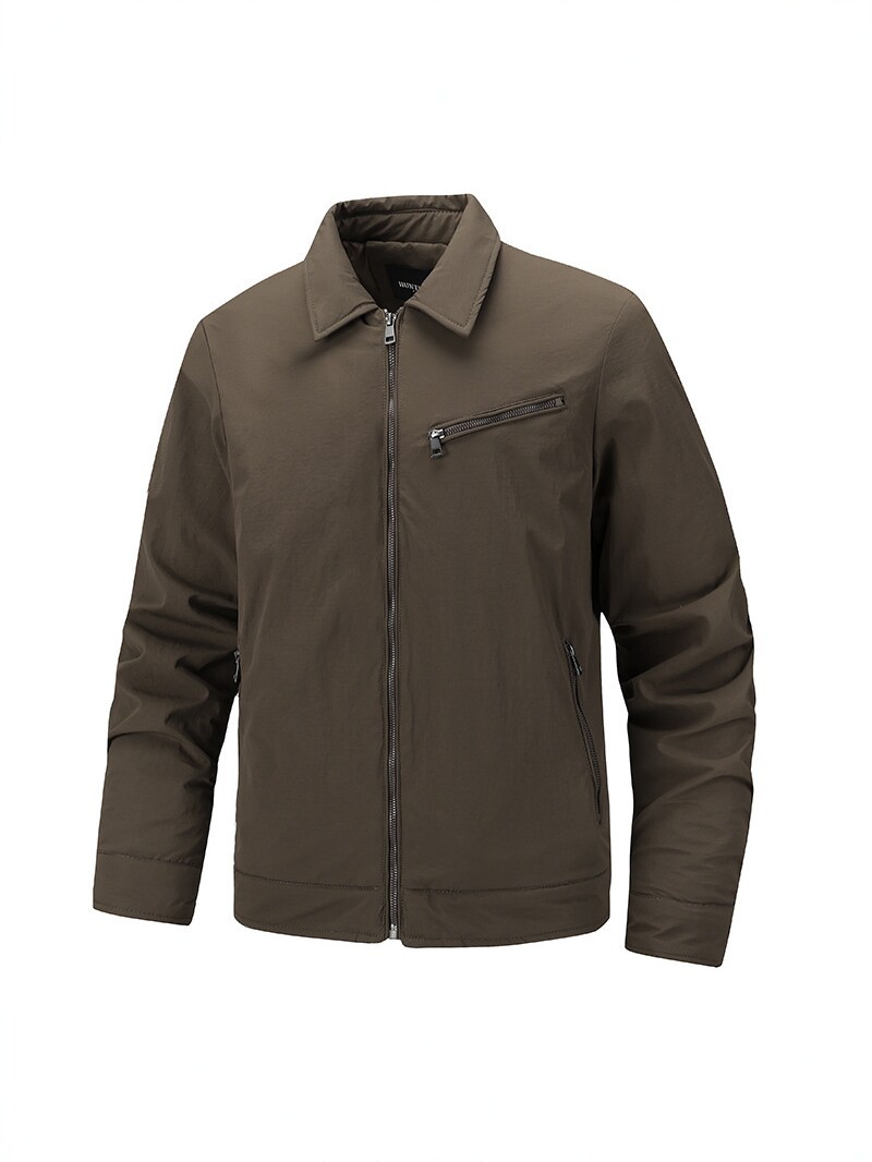 Lapel Jacket For Business Men, New Autumn And Winter Thin Cotton Men's Casual Commuter