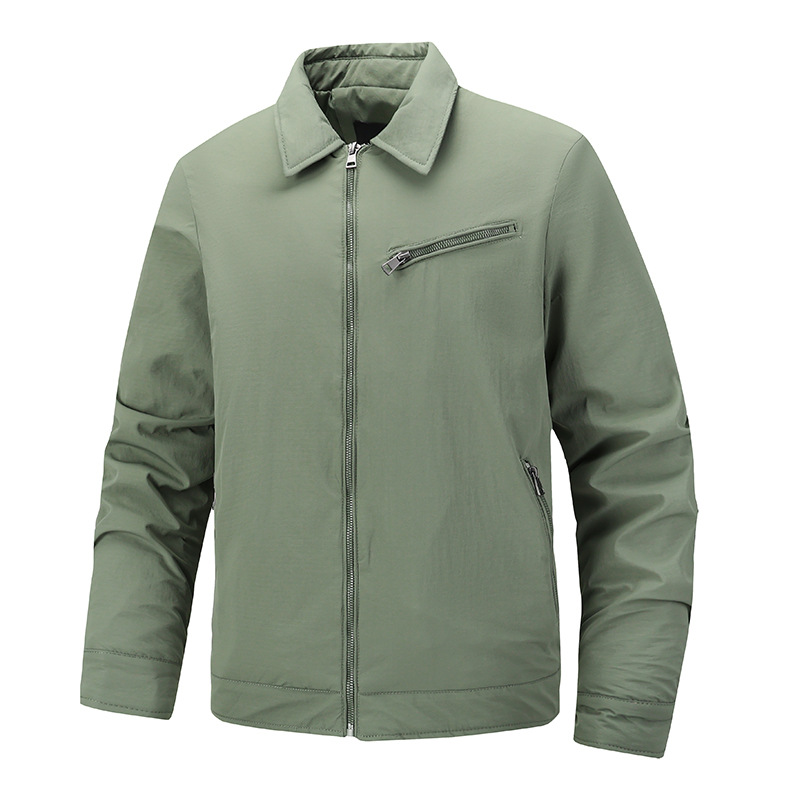 Lapel Jacket For Business Men, New Autumn And Winter Thin Cotton Men's Casual Commuter