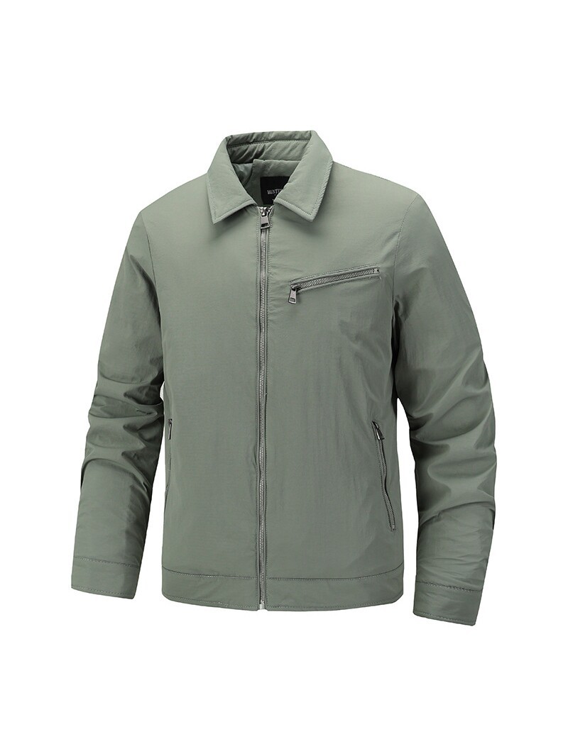 Lapel Jacket For Business Men, New Autumn And Winter Thin Cotton Men's Casual Commuter