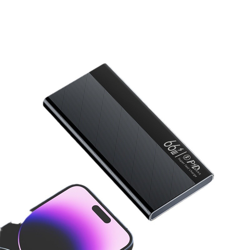 Large Capacity Mobile Power PD66w Fast Charging Lightweight Universal
