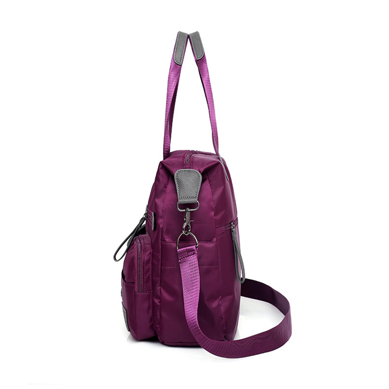 Large Capacity Multi-pocket Shoulder Bag Nylon Waterproof Handbags Female Casual Commuting
