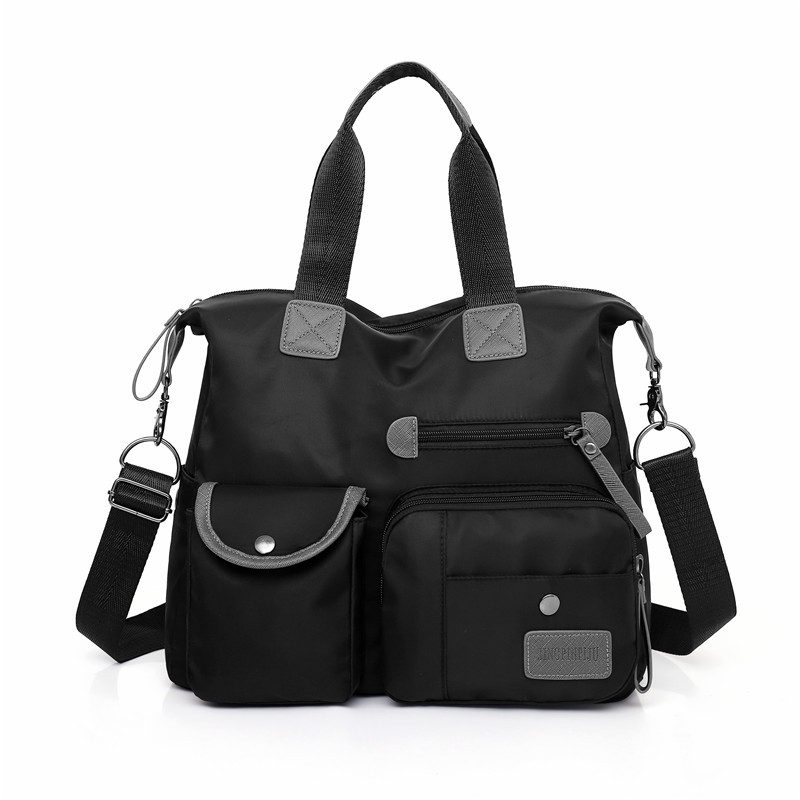 Large Capacity Multi-pocket Shoulder Bag Nylon Waterproof Handbags Female Casual Commuting