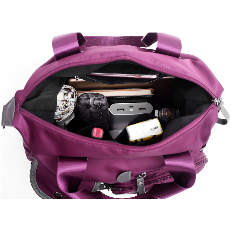 Large Capacity Multi-pocket Shoulder Bag Nylon Waterproof Handbags Female Casual Commuting