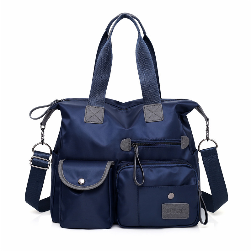 Large Capacity Multi-pocket Shoulder Bag Nylon Waterproof Handbags Female Casual Commuting
