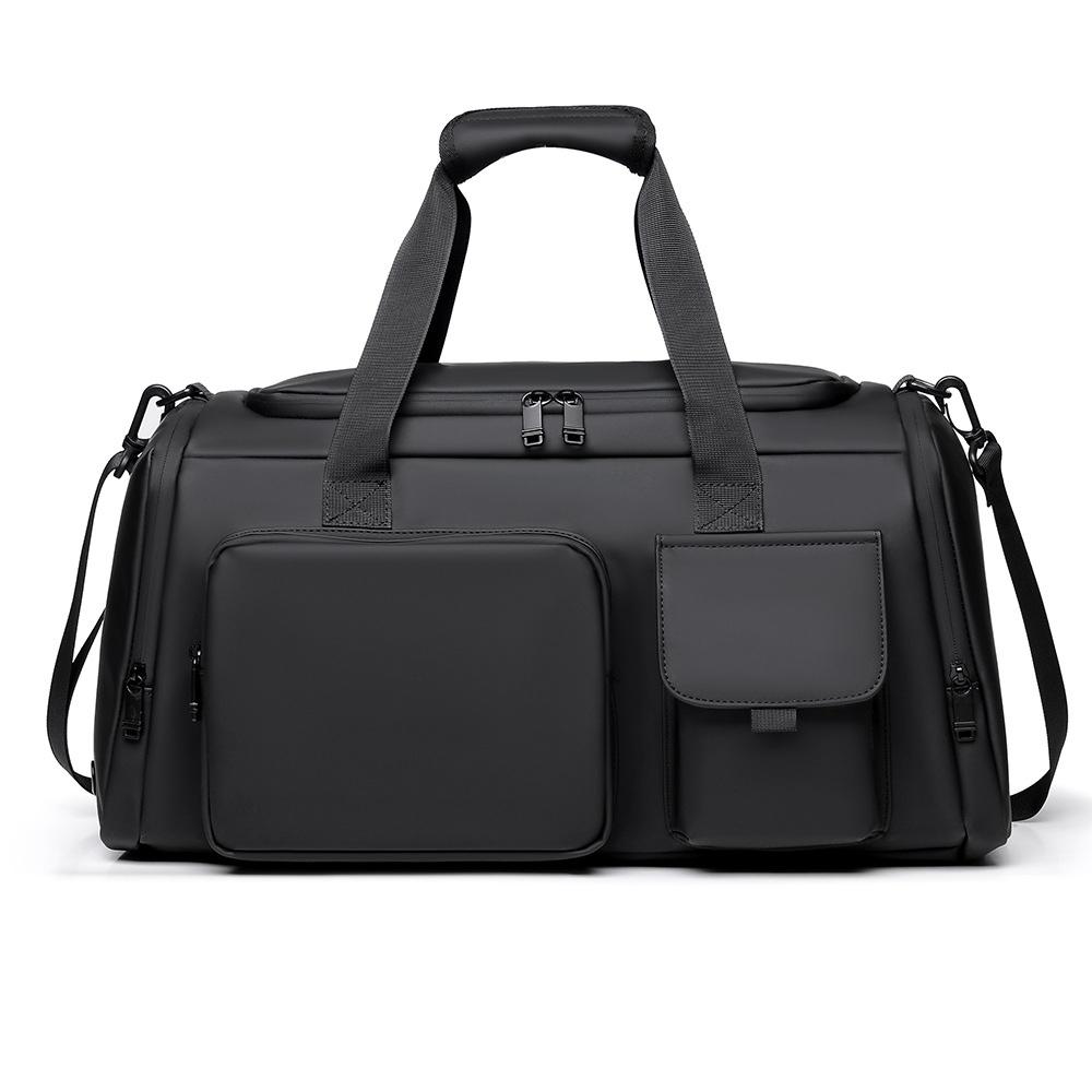 Large-capacity Water-resistant Handbag With Dry-wet Separation