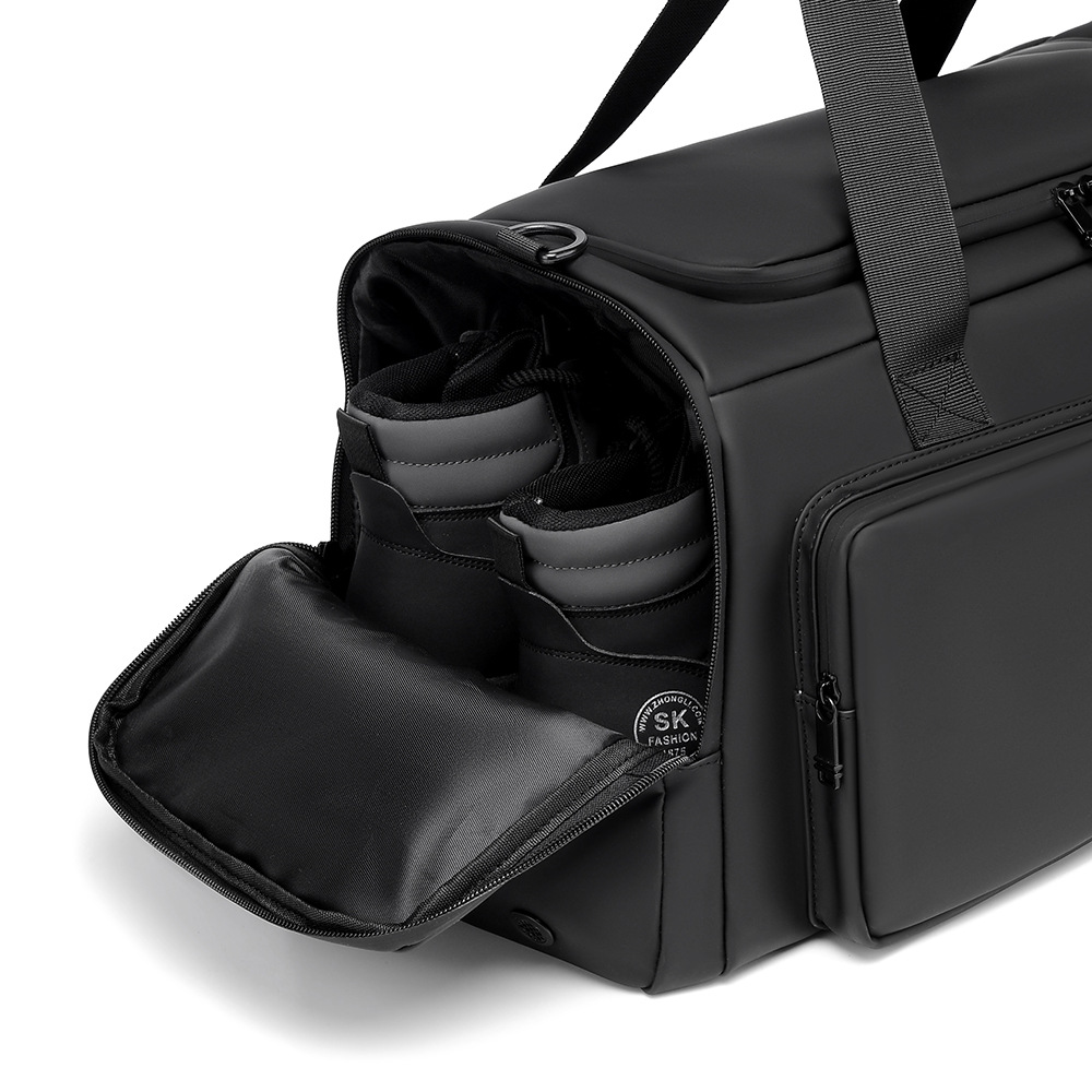 Large-capacity Water-resistant Handbag With Dry-wet Separation
