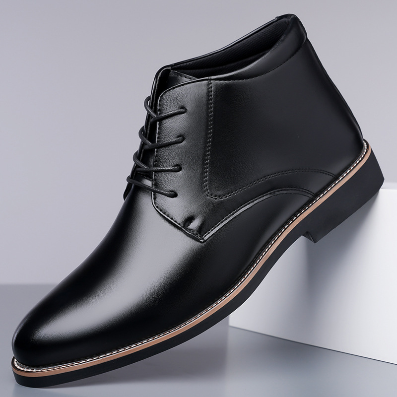 Large-size Men's Leather Shoes, High-end Business Formal Wear, Men's Casual Leather Shoes