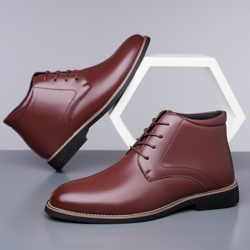 Large-size Men's Leather Shoes, High-end Business Formal Wear, Men's Casual Leather Shoes