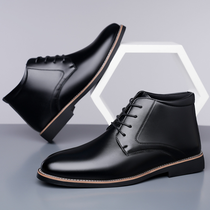 Large-size Men's Leather Shoes, High-end Business Formal Wear, Men's Casual Leather Shoes