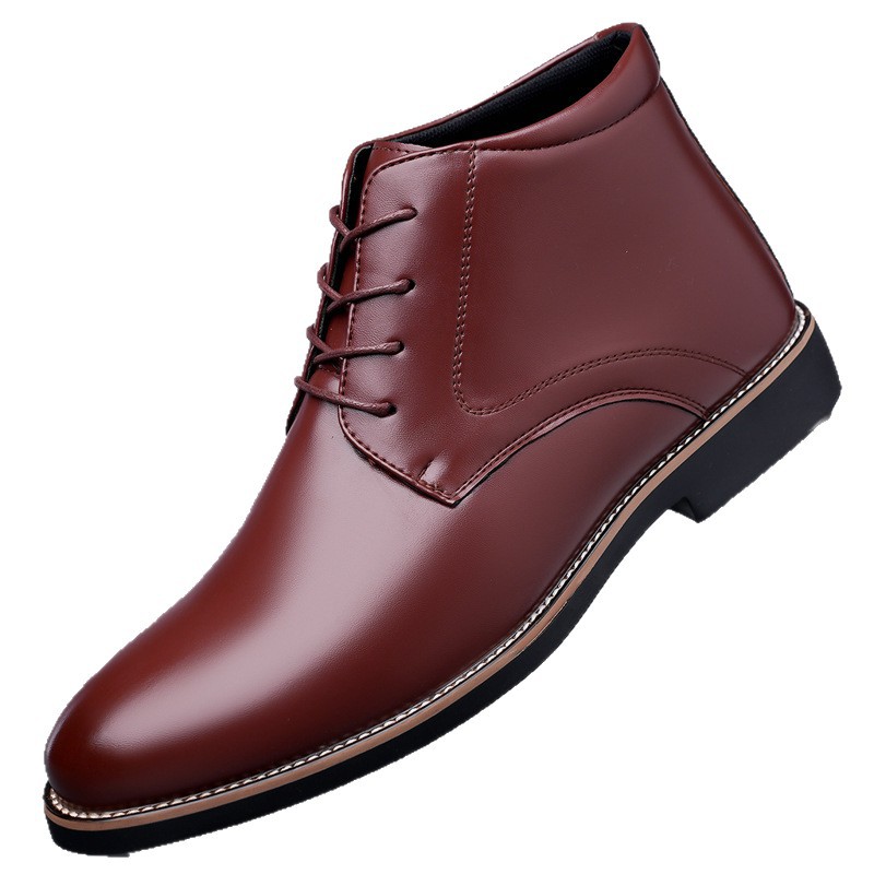 Large-size Men's Leather Shoes, High-end Business Formal Wear, Men's Casual Leather Shoes