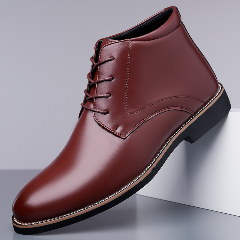Large-size Men's Leather Shoes, High-end Business Formal Wear, Men's Casual Leather Shoes