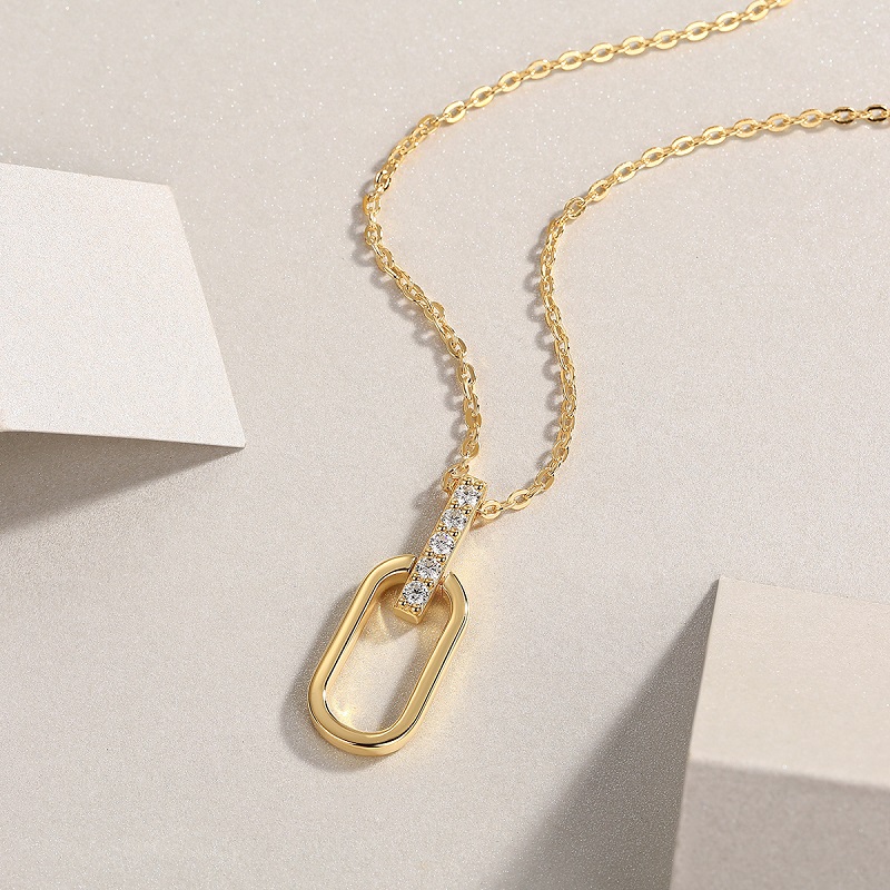 Light And Shadow Geometry - A Fashionable And Trendy Necklace Pendant Set With Top-quality