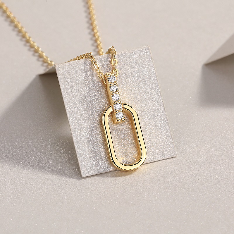 Light And Shadow Geometry - A Fashionable And Trendy Necklace Pendant Set With Top-quality
