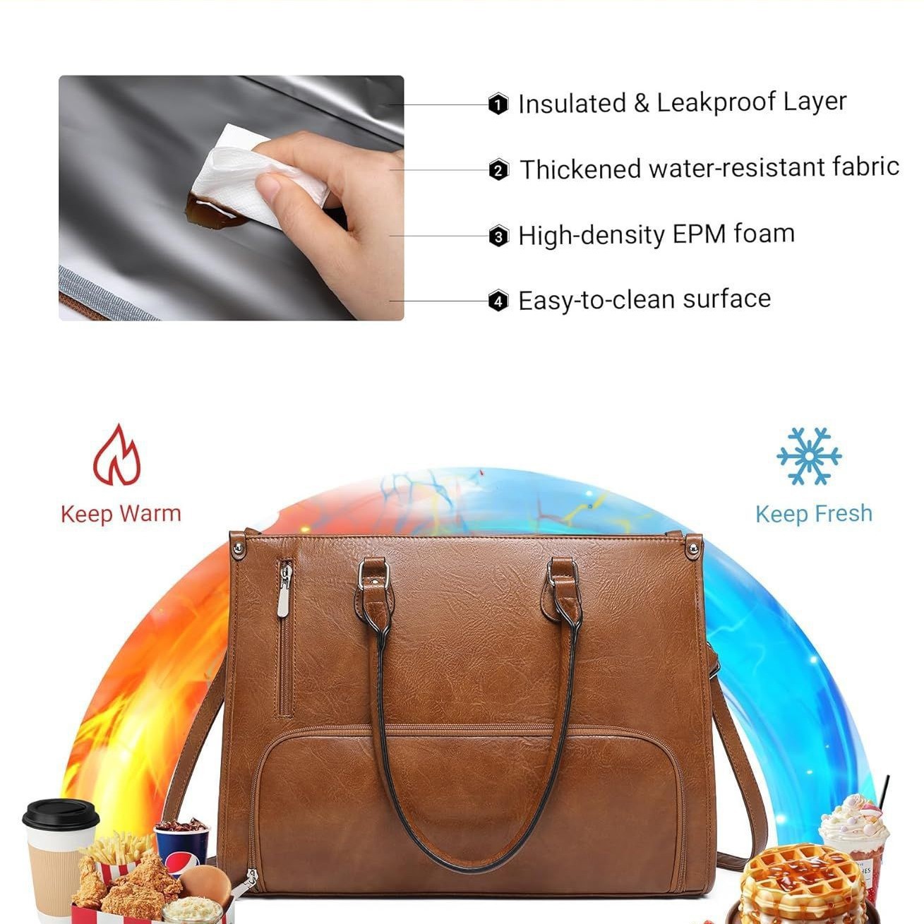 Light Luxury Laptop Handbag