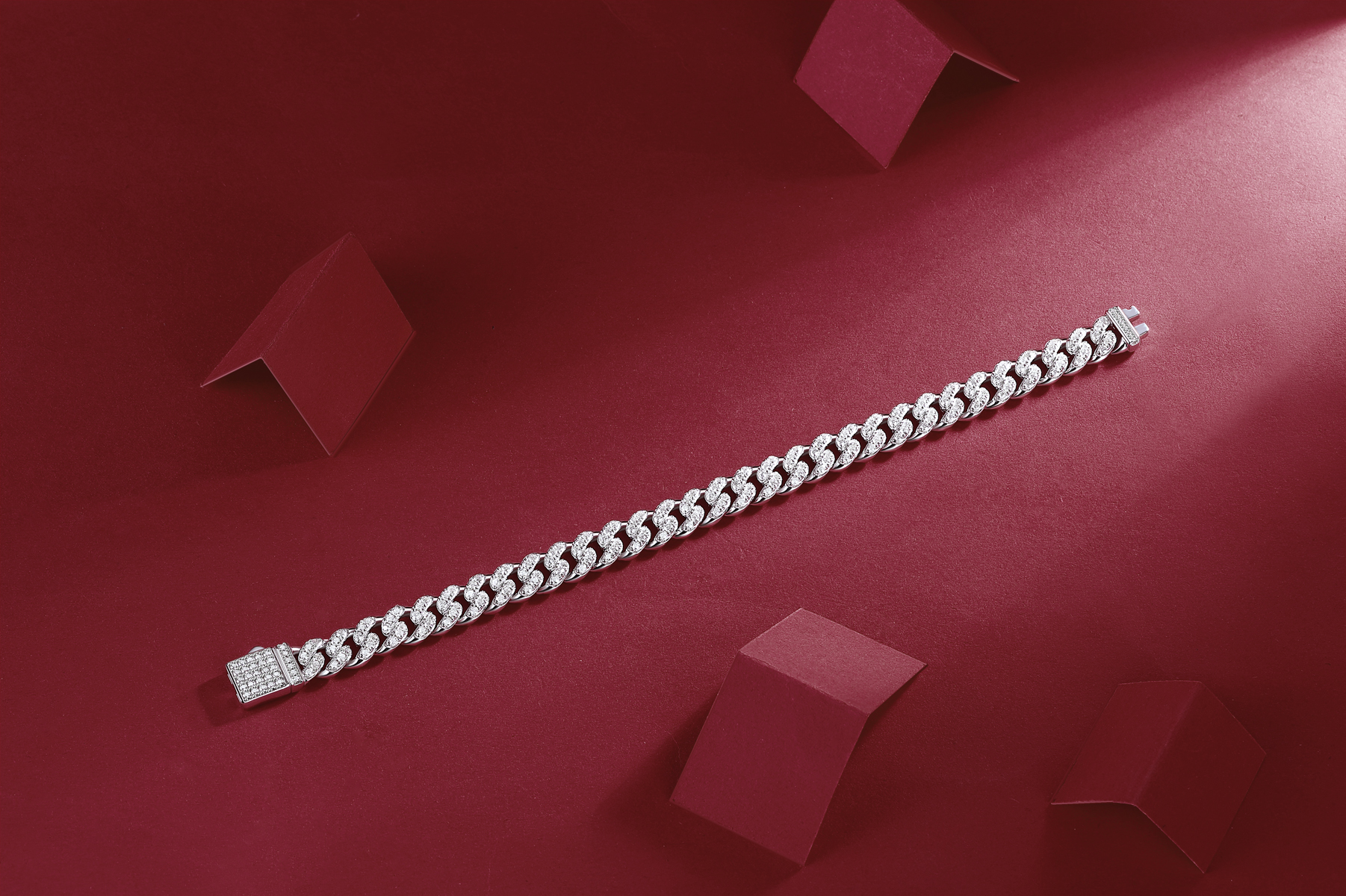 Light Of Faith - A Fashionable And Light Luxury Jewelry Silver Bracelet And Bracelet Set
