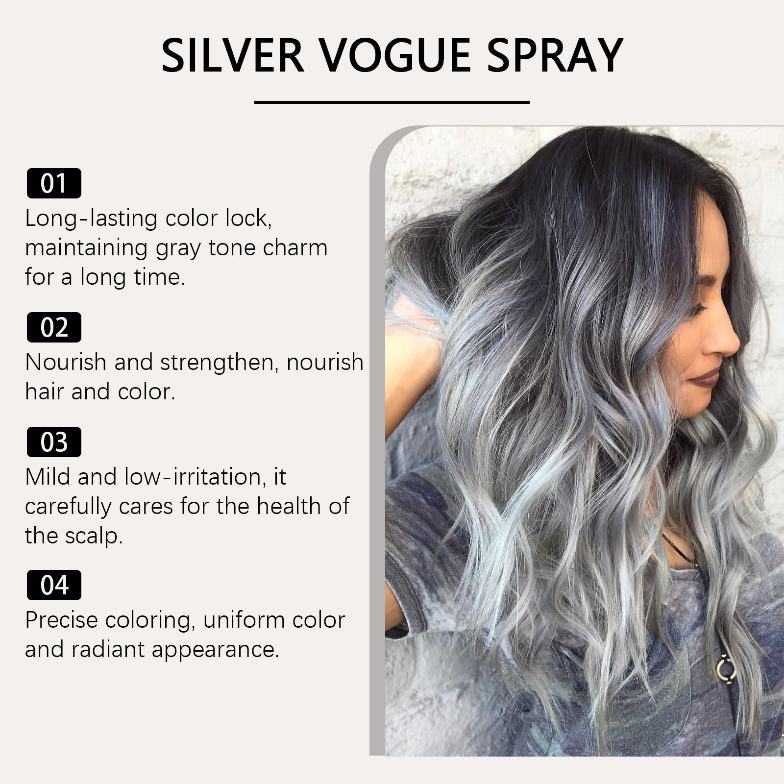 Long-Lasting Moisturizing Nourishing Plant Extract Hair Care Fashion Hair Color