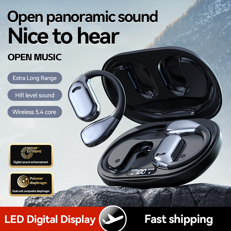 Auriculares inalámbricos Bluetooth para colgar de largo alcance