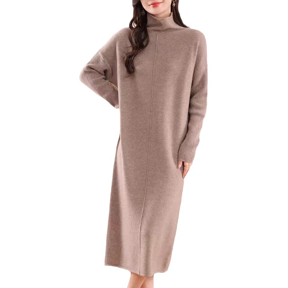 Abito maglione ampio e versatile in misto seta