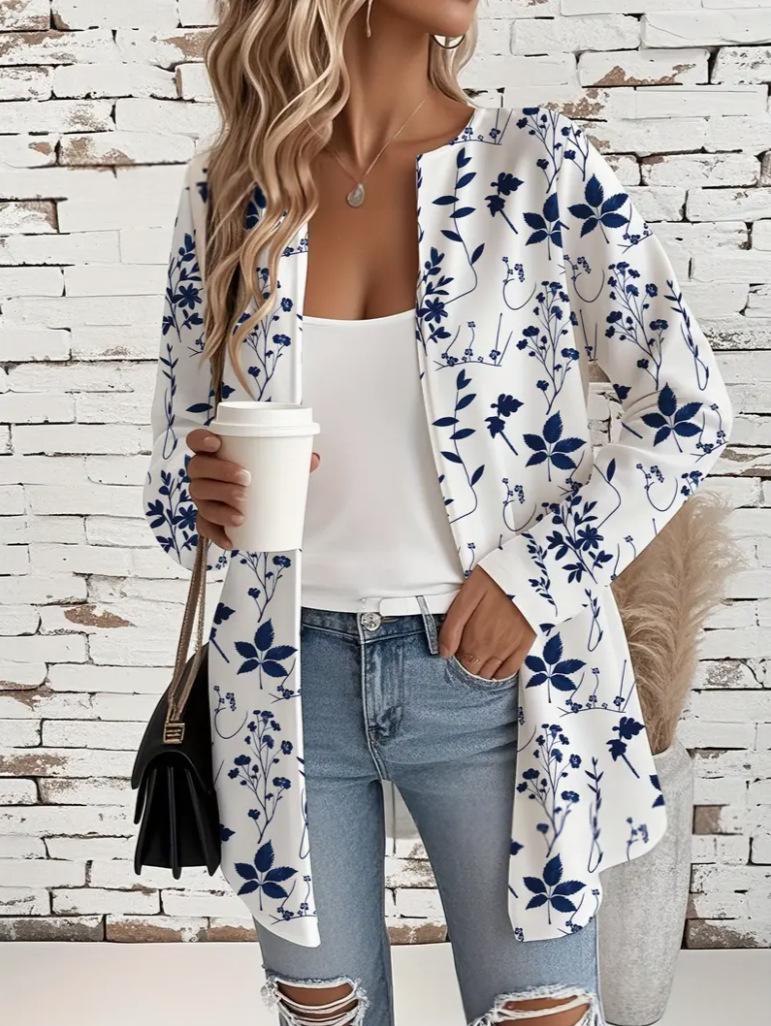 Loose Casual Womens Mid-length Long-sleeve Coat