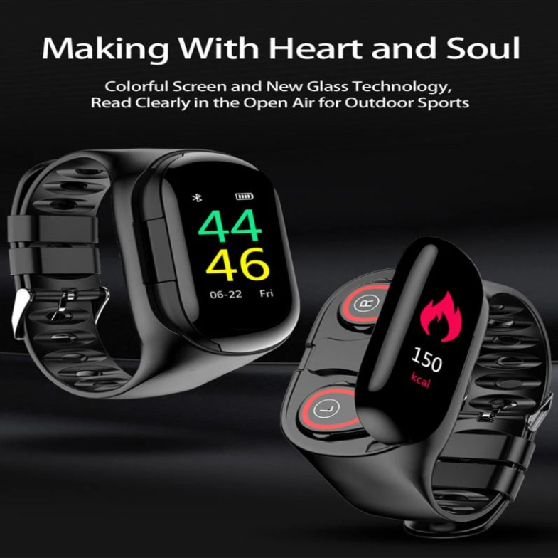 M1 Smart Bracelet Bluetooth Headset Color Screen Sports Multi-Function Heart Rate On-Ear
