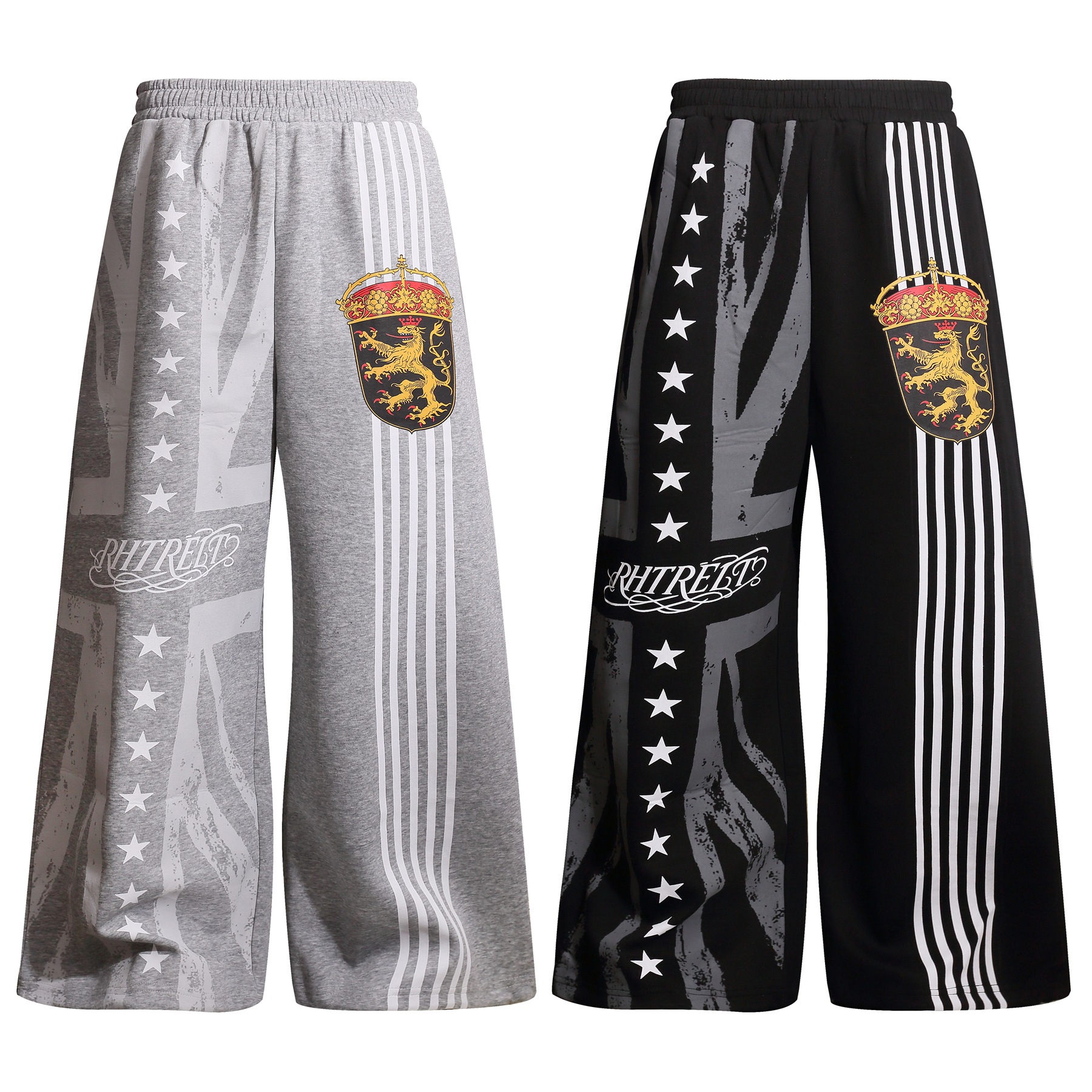 Muške i ženske sportske pantalone širokih nogavica slobodnog kroja