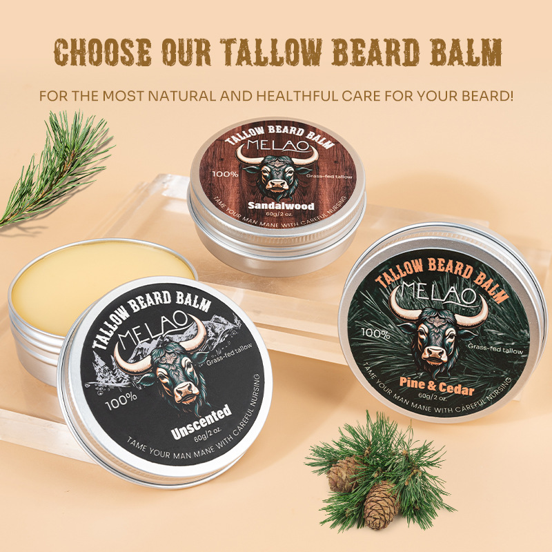 Men's Beard Soap Butter Care Softening Moisturizing