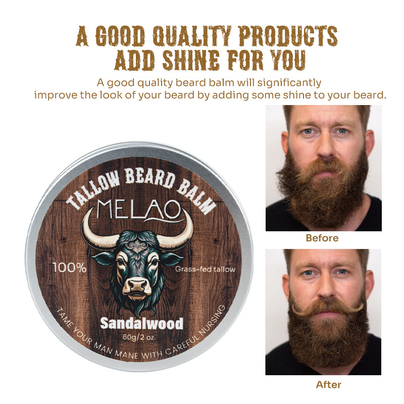 Men's Beard Soap Butter Care Softening Moisturizing